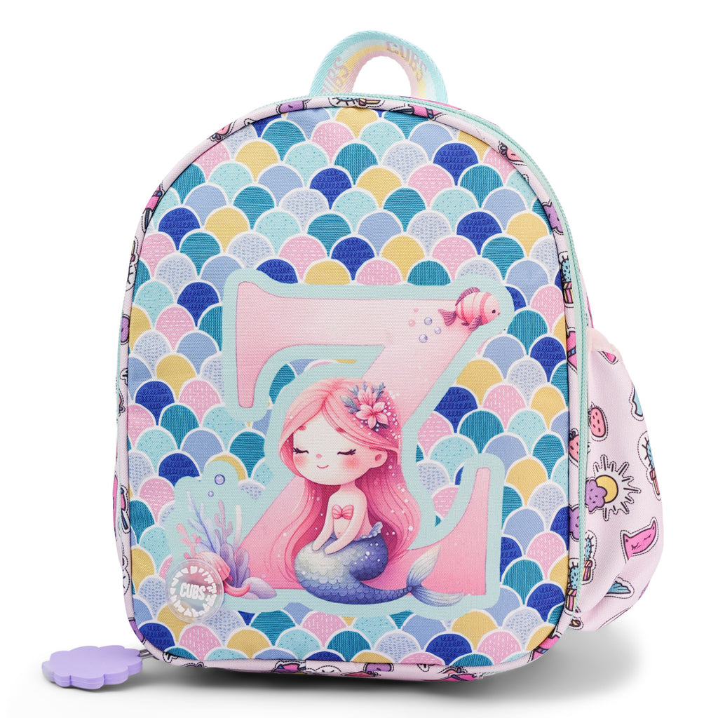 Blue Mermaid Nursery Lunch Backpack Z