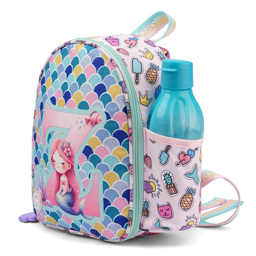 Blue Mermaid Nursery Lunch Backpack Z