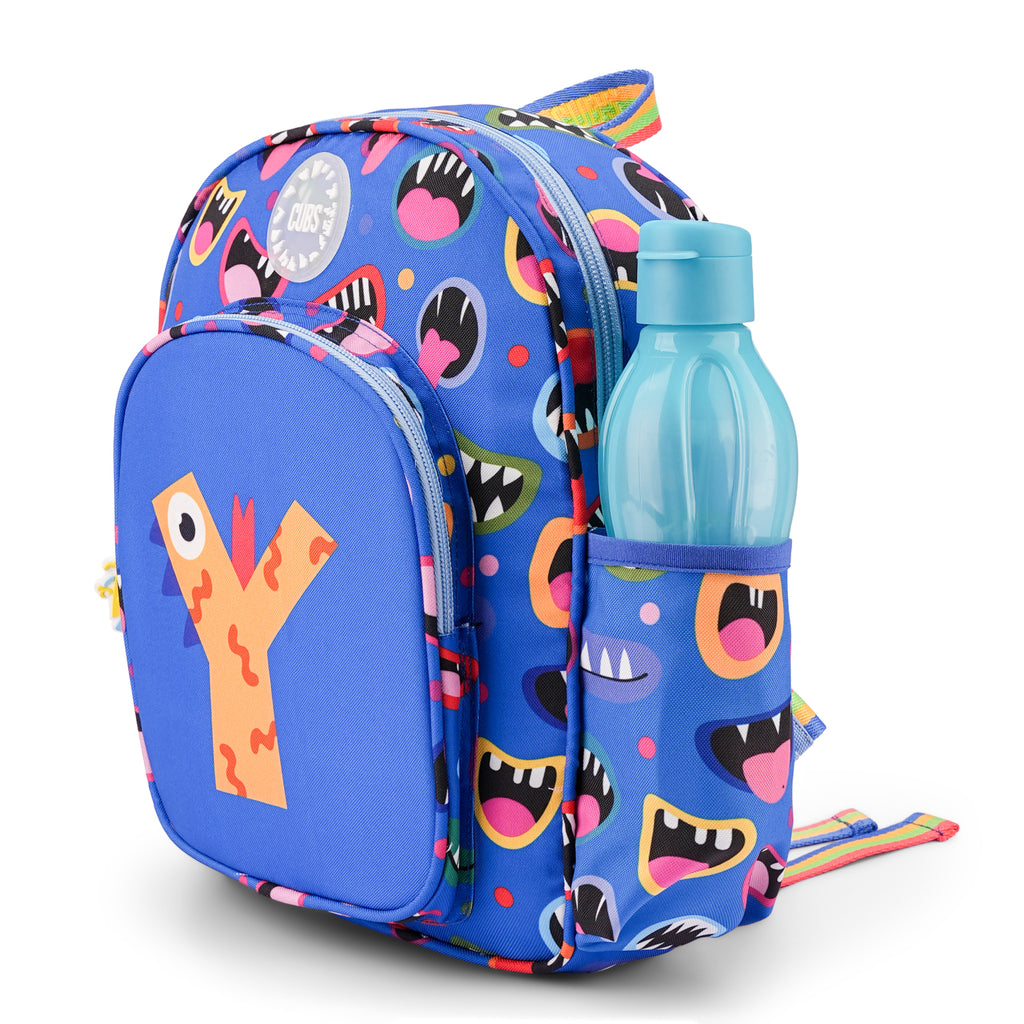 Blue Monsters Nursery Backpack Y