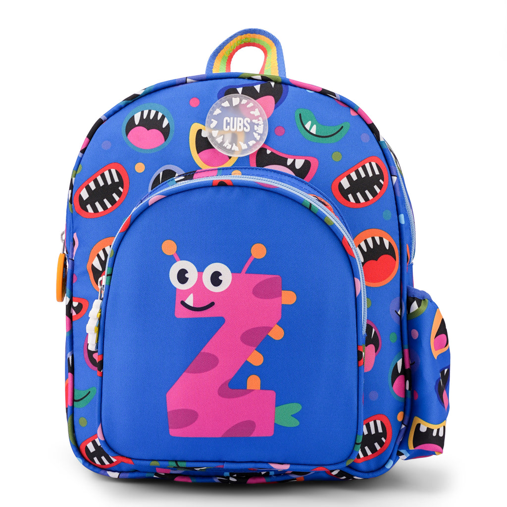 Blue Monsters Nursery Backpack Z