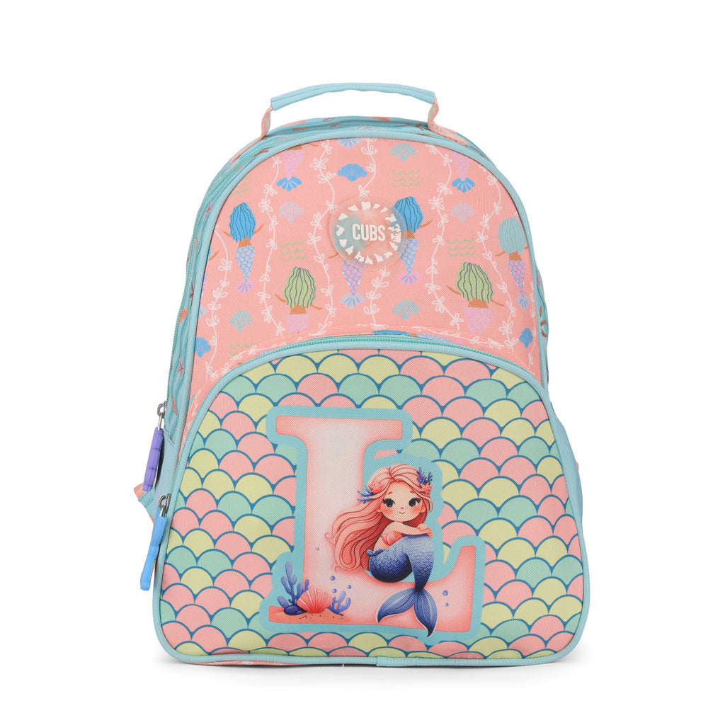 Pink Mermaid Pre-School Backpack L