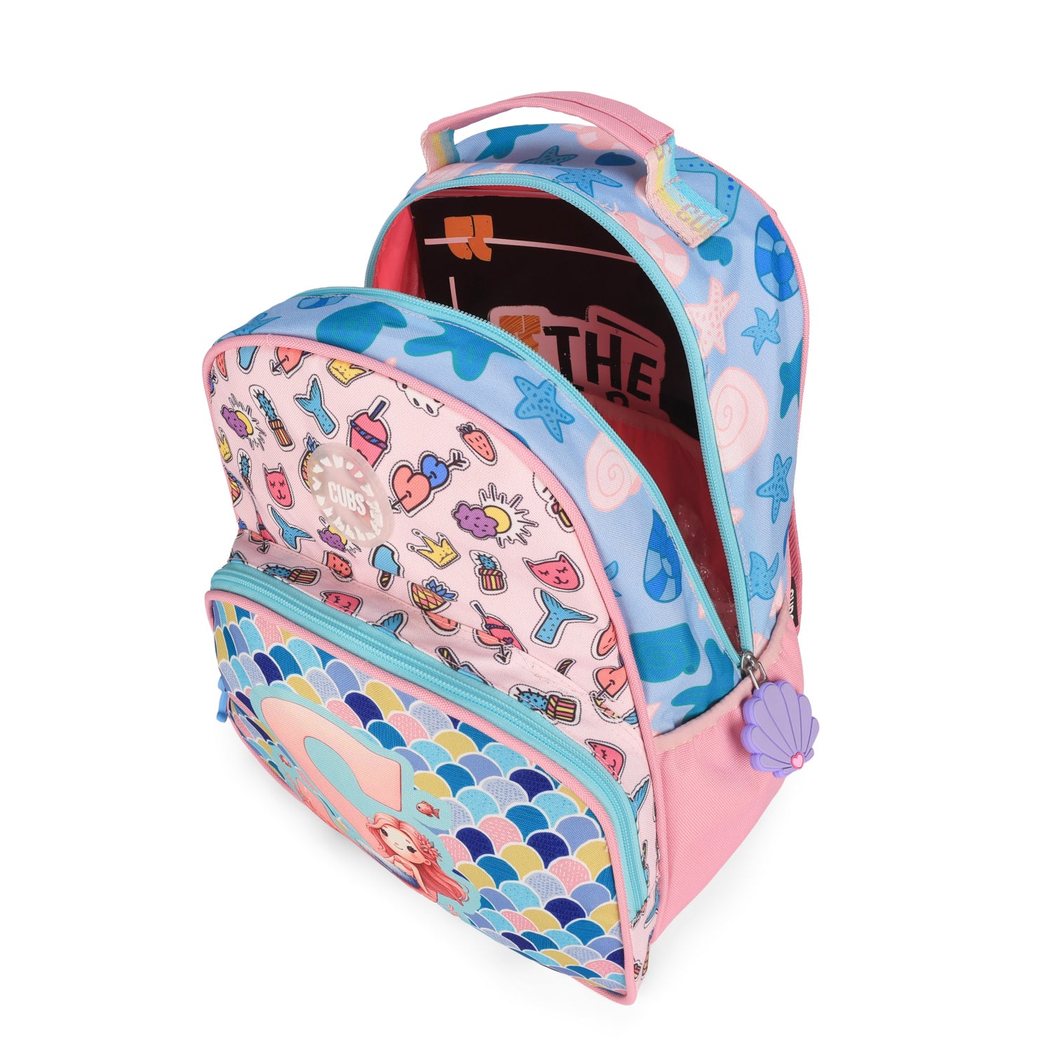 Blue Mermaid Pre-School Backpack S