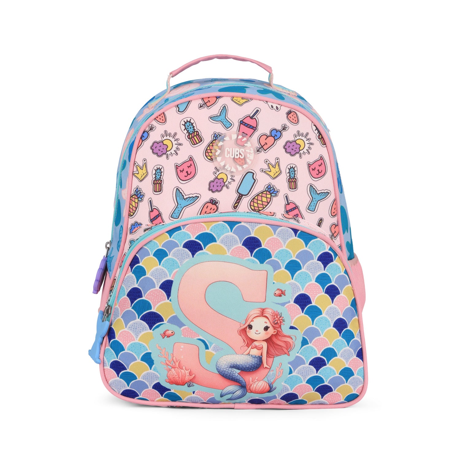 Blue Mermaid Pre-School Backpack S