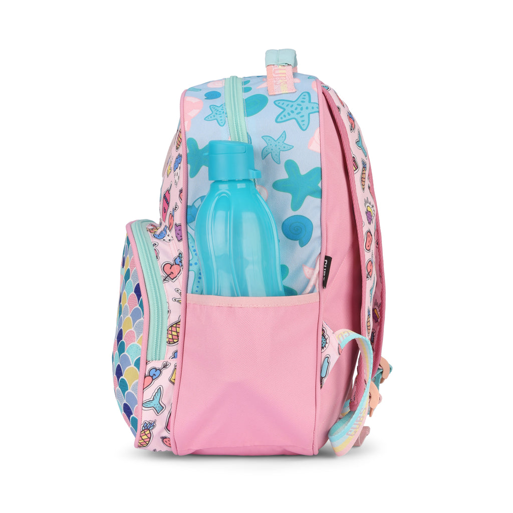Blue Mermaid Letter Y Pre-School Backpack