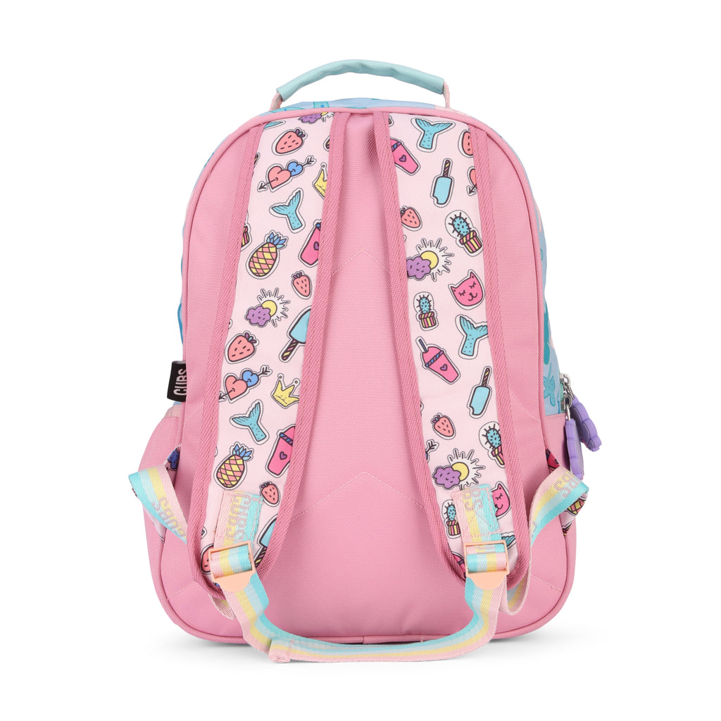 Blue Mermaid Letter Y Pre-School Backpack