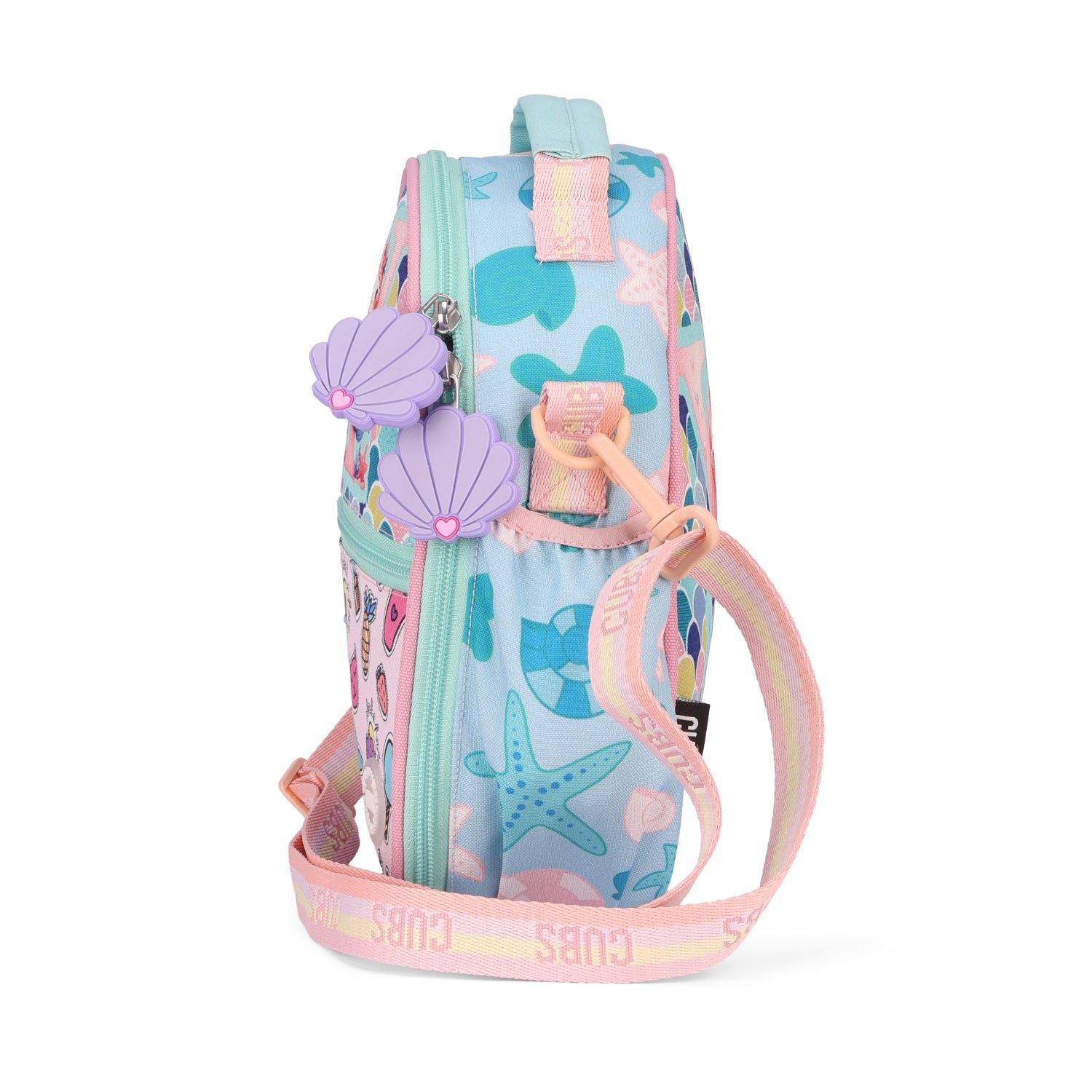 Blue Mermaid Letter Y Pre-School Lunch Bag