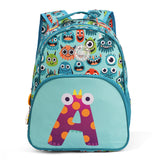 Mint Green Monsters Pre-School Backpack A