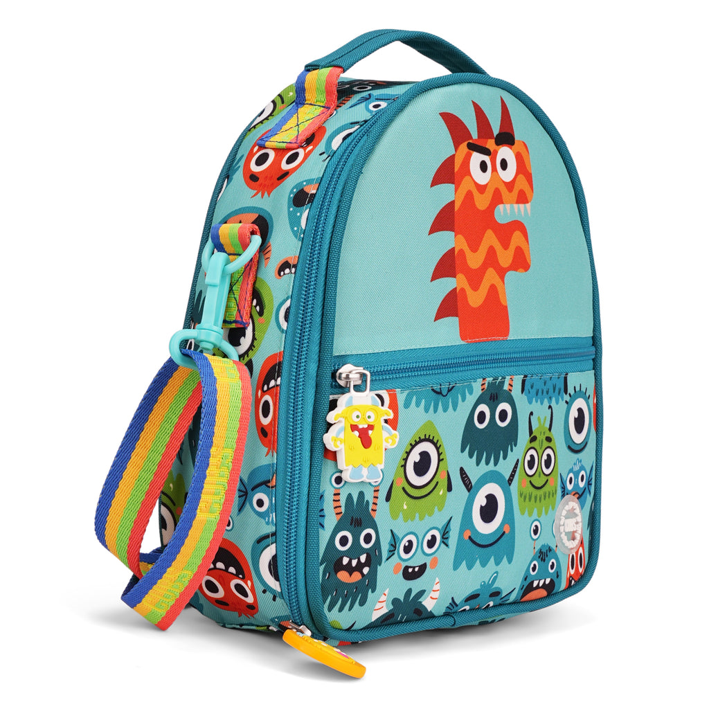 Mint Green Monsters Pre-School Lunch Bag F