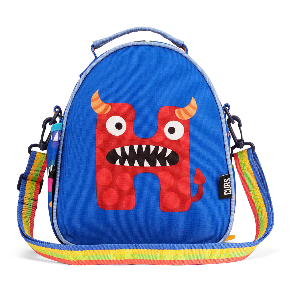 Blue Monsters Pre-School Lunch Bag H