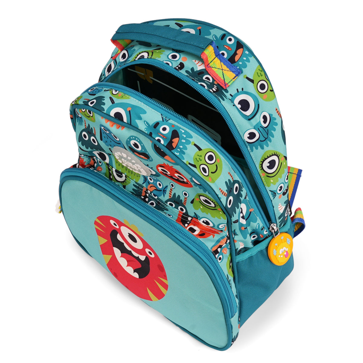 Mint Green Monsters Pre-School Backpack O