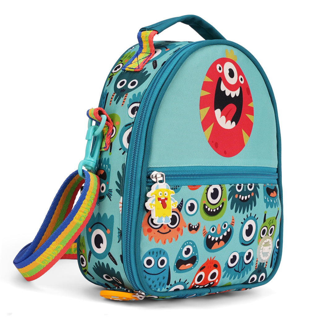 Mint Green Monsters Pre-School Lunch Bag O