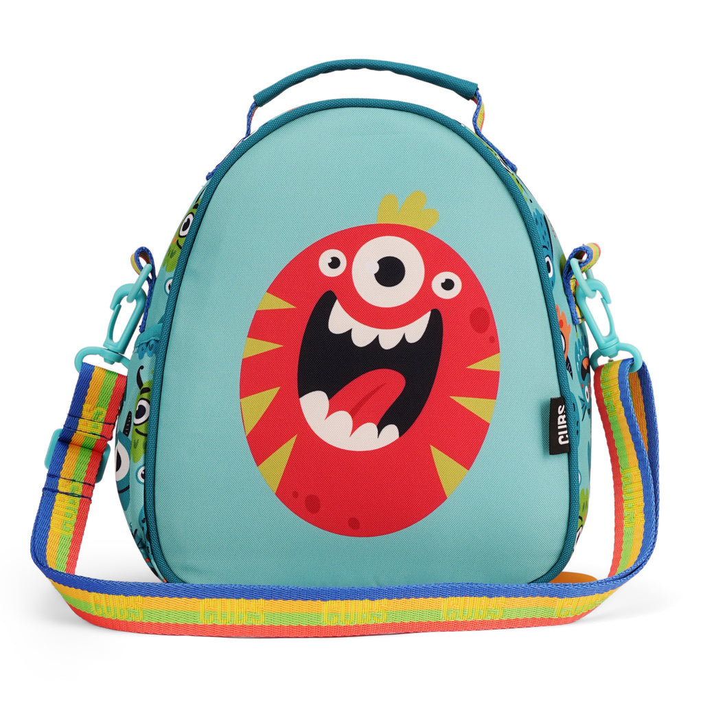 Mint Green Monsters Pre-School Lunch Bag O