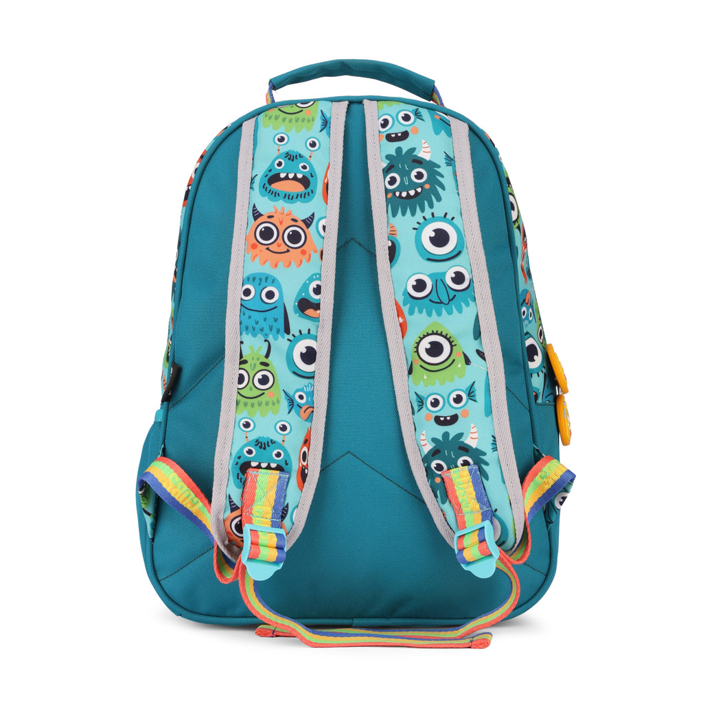Mint Green Monsters Letter R Pre-School Backpack
