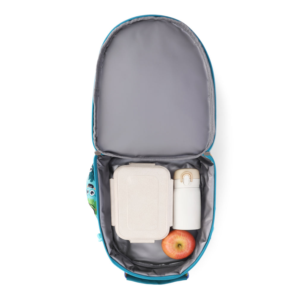 Mint Green Monsters Letter R Pre-School Lunch Bag