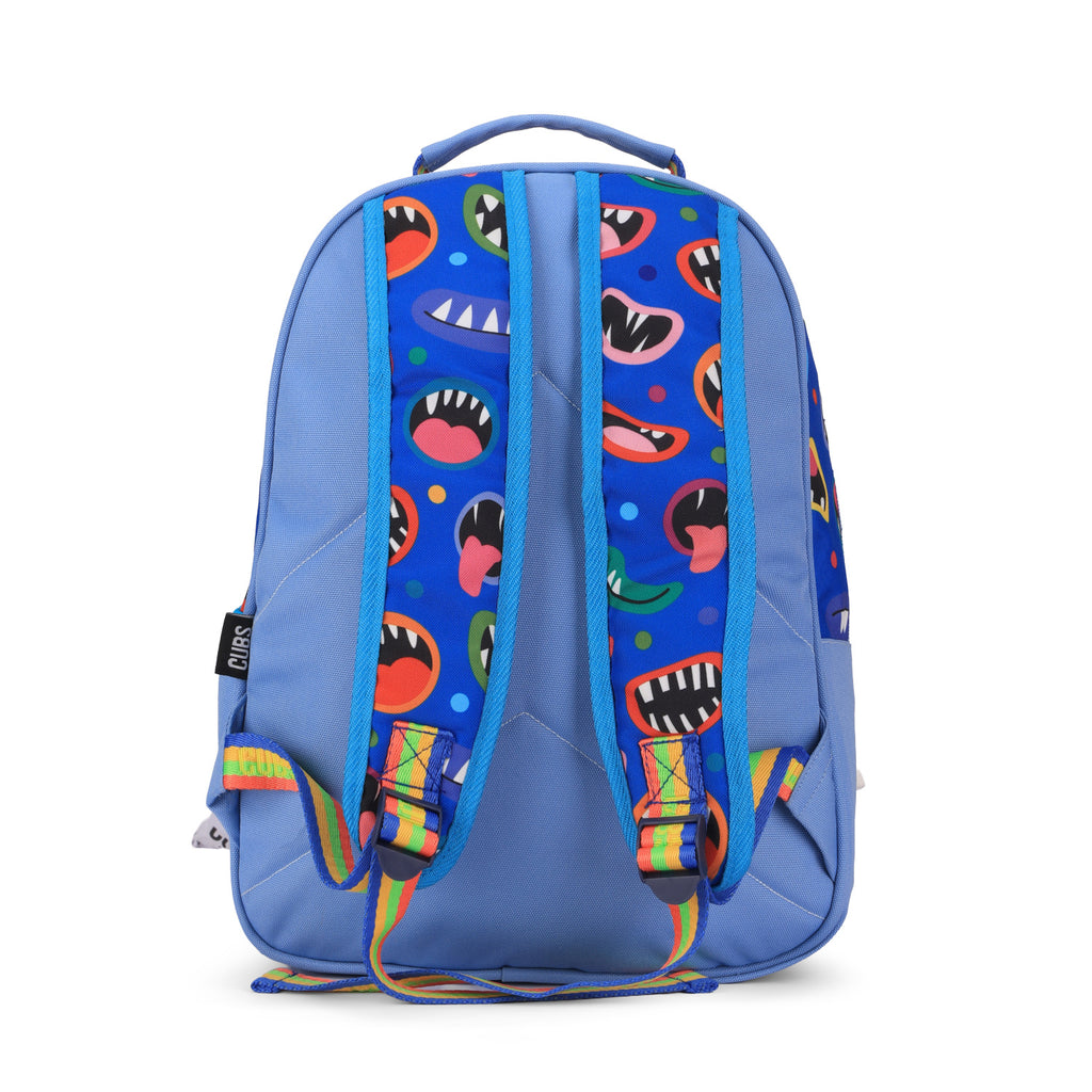 Blue Monsters Pre-School Backpack S