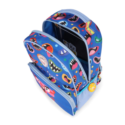 Blue Monsters Pre-School Backpack T