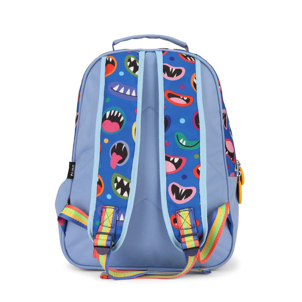 Blue Monsters Letter T Pre-School Backpack