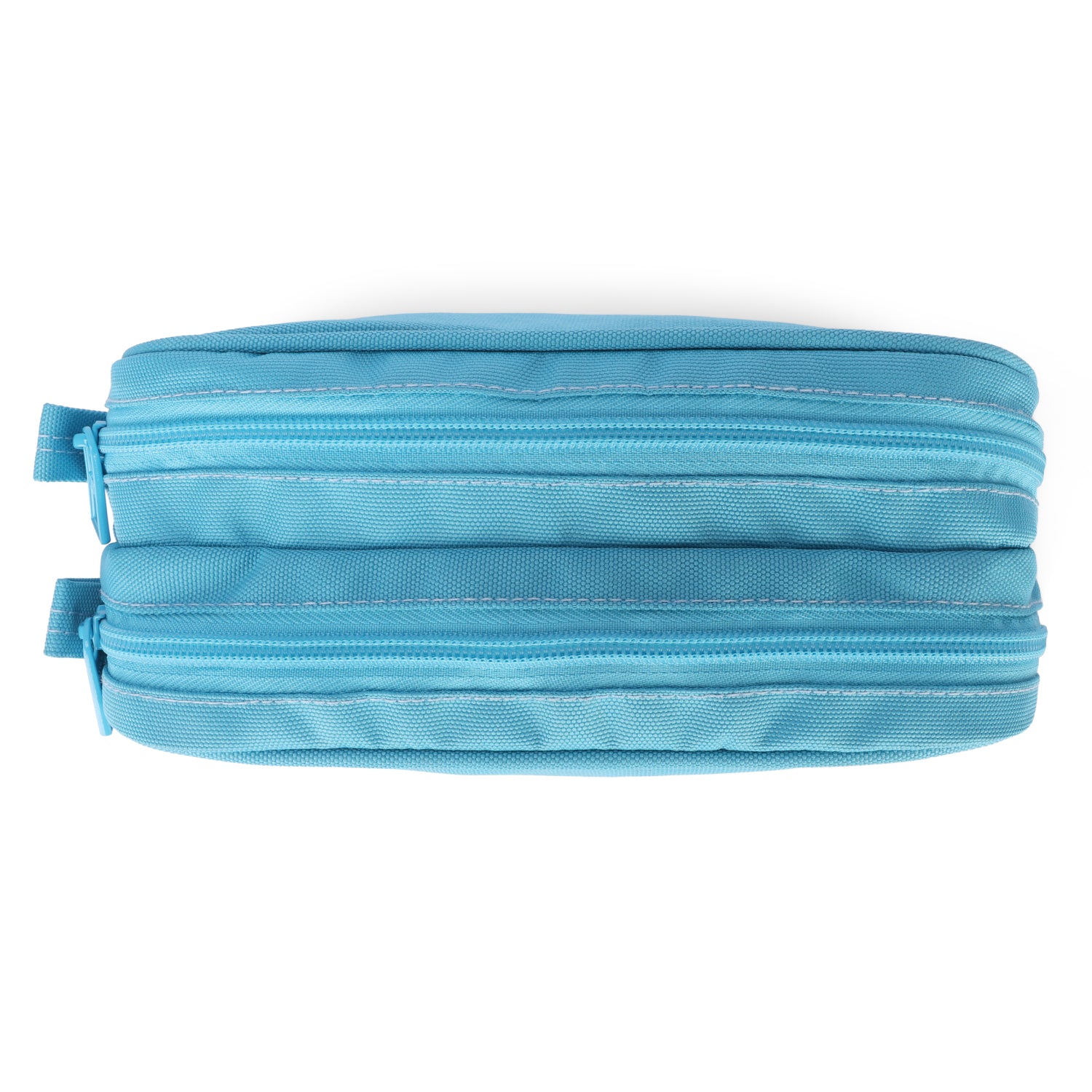 Turquise Double Zipper Pincel case