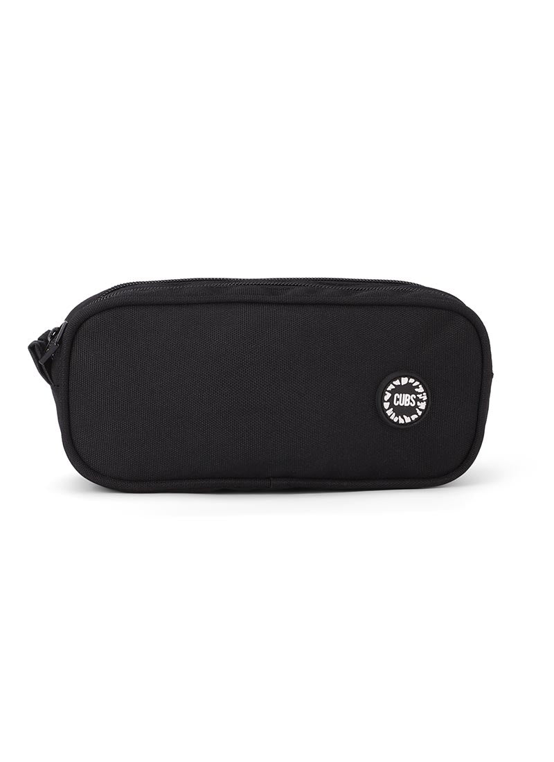 Black Double Zipper Pincel case