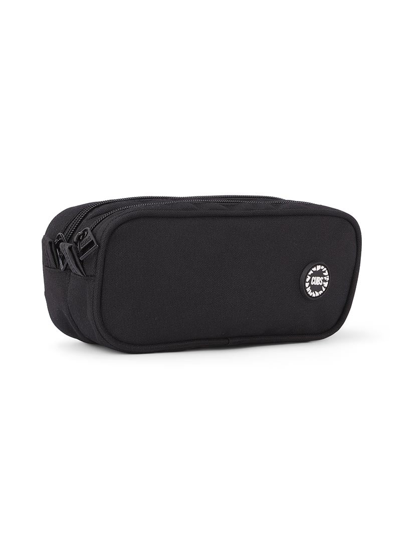 Black Double Zipper Pincel case