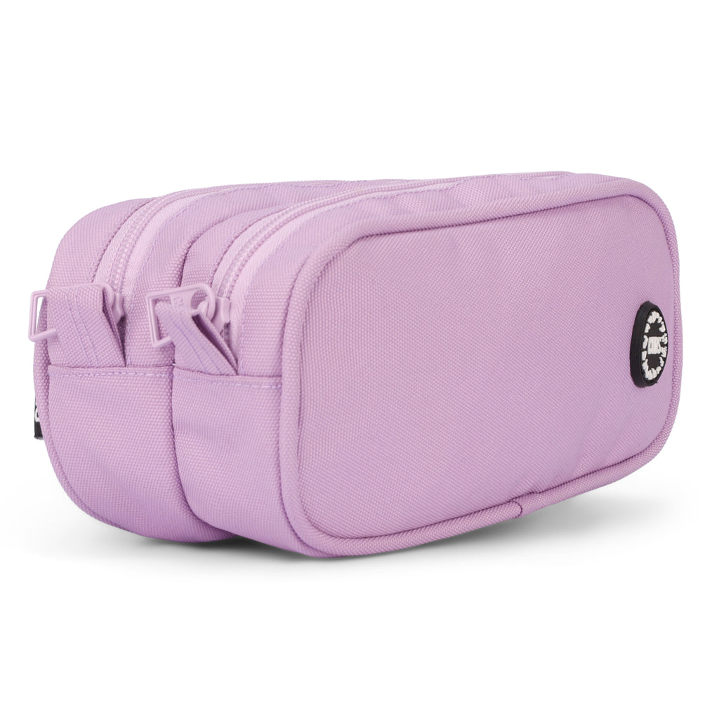 Lilac Double Zipper Pincel case