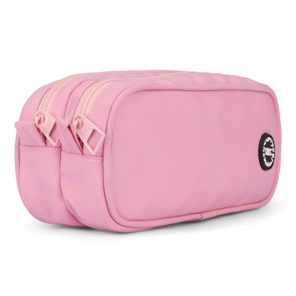 Pink\Baby pink Double Zipper Pincel case
