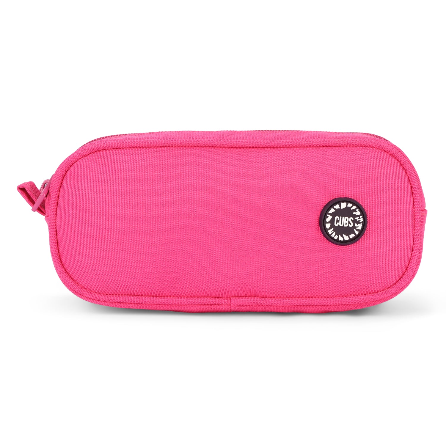 Fuchia Double Zipper Pincel case