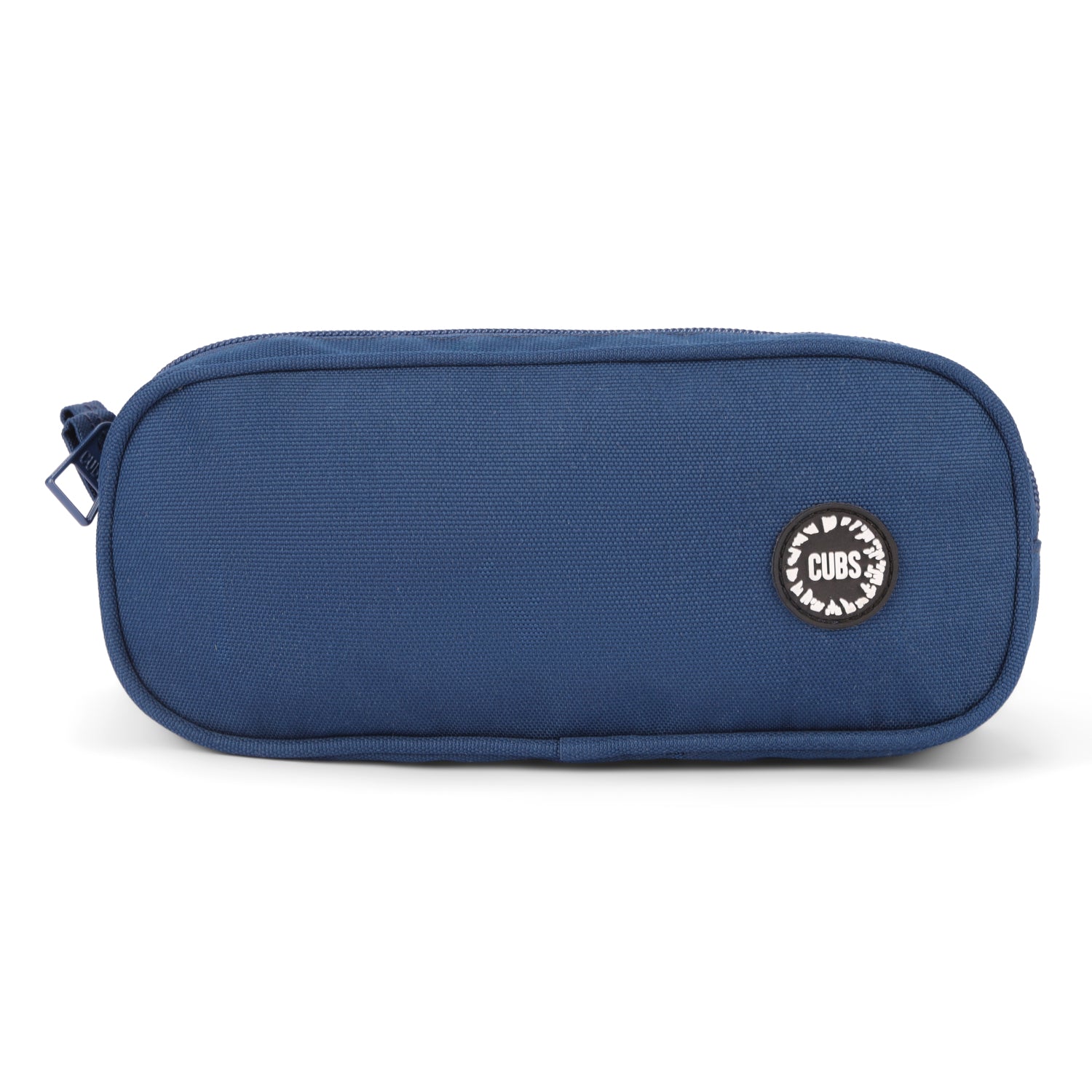 Navy Double Zipper Pincel case