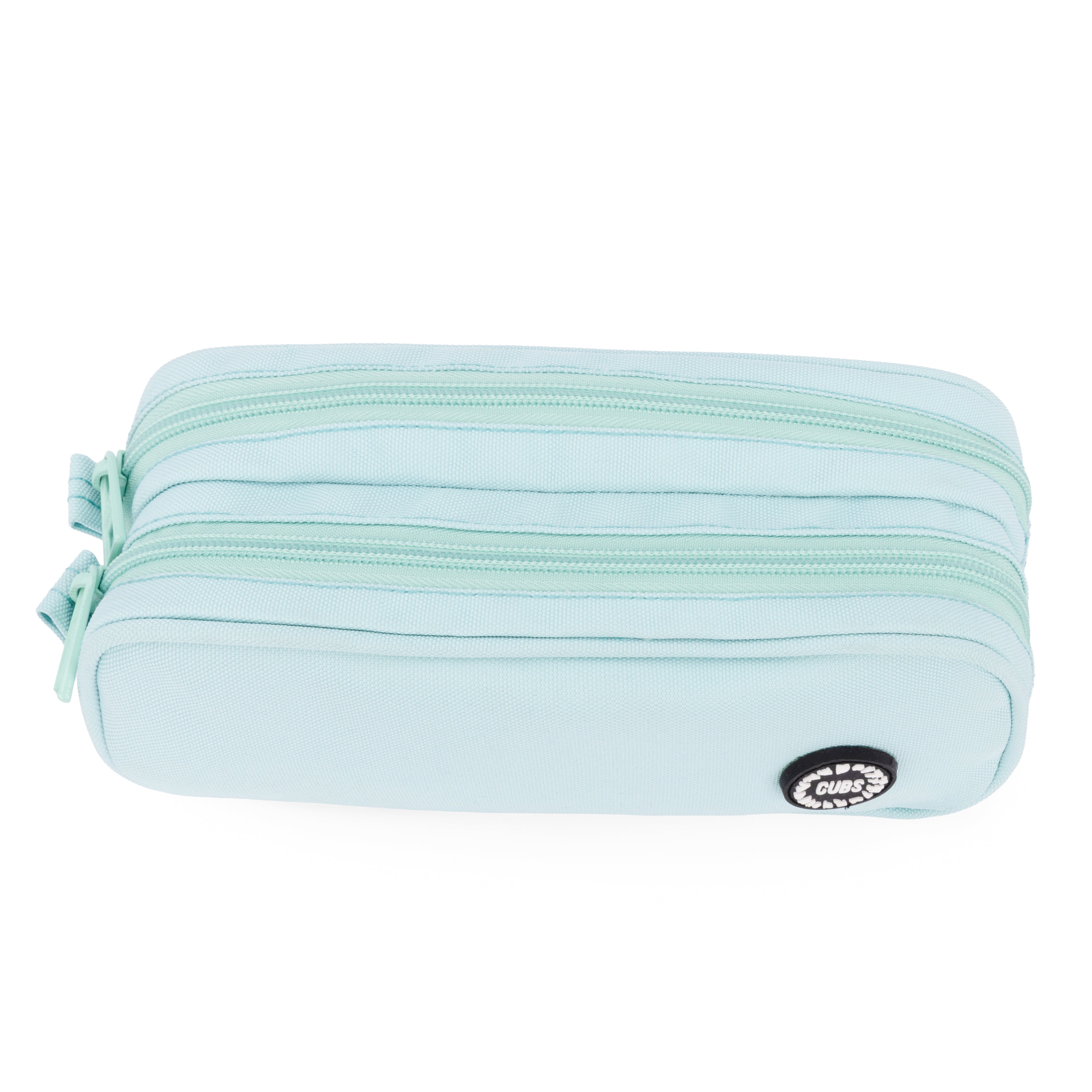 Mint Green Double Zipper Pincel case