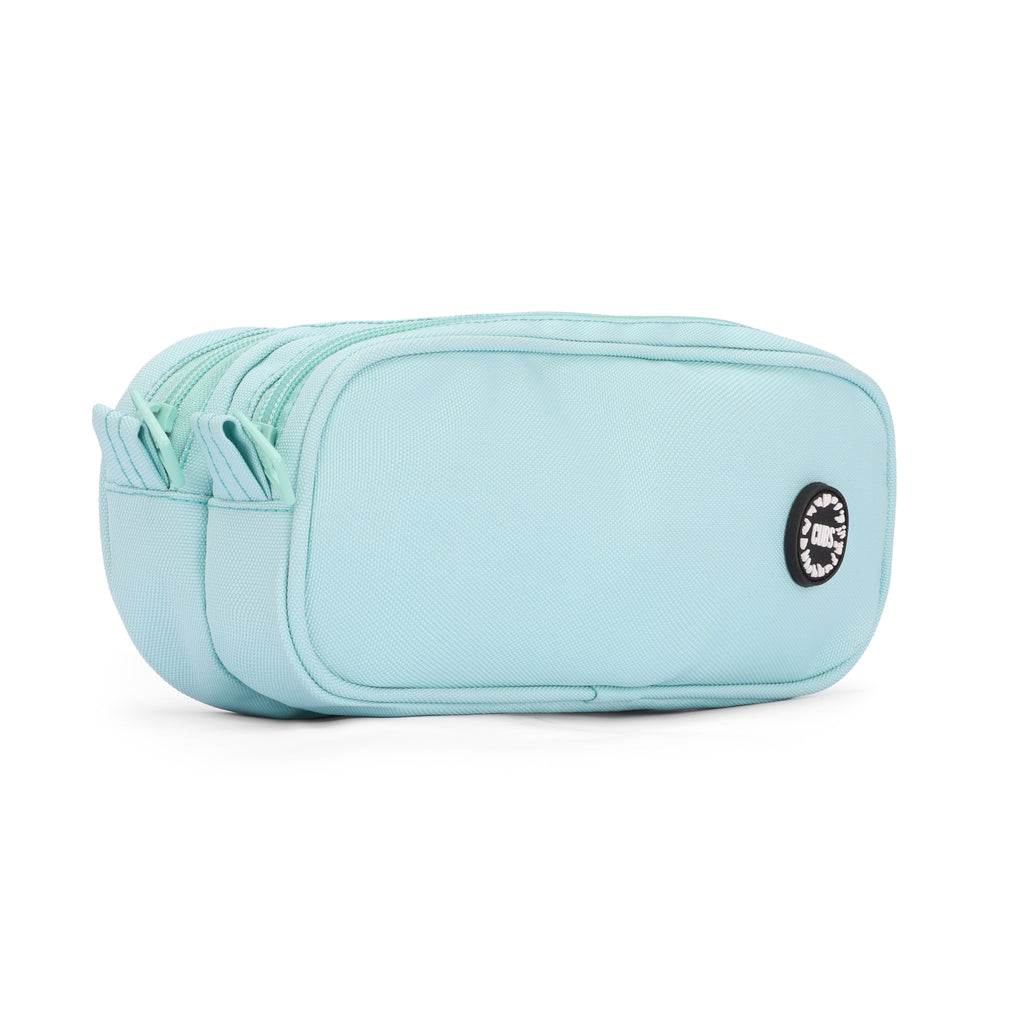 Mint Green Double Zipper Pincel case