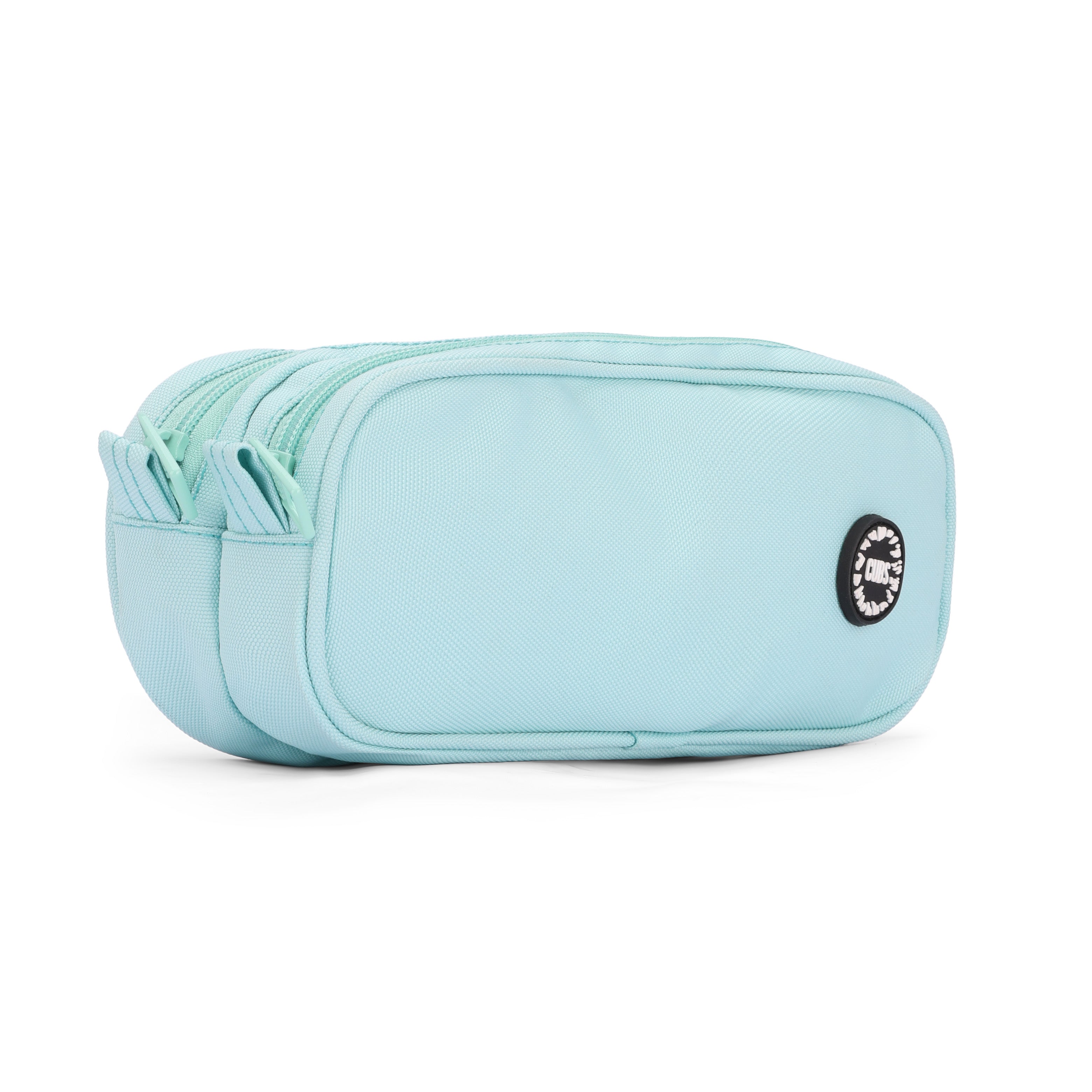 Mint Green Double Zipper Pincel case