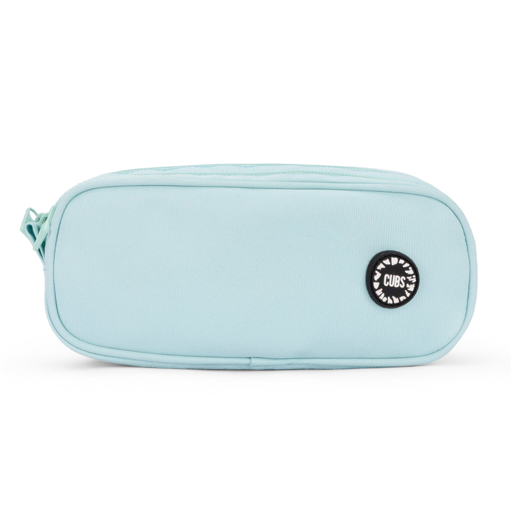 Mint Green Double Zipper Pincel case