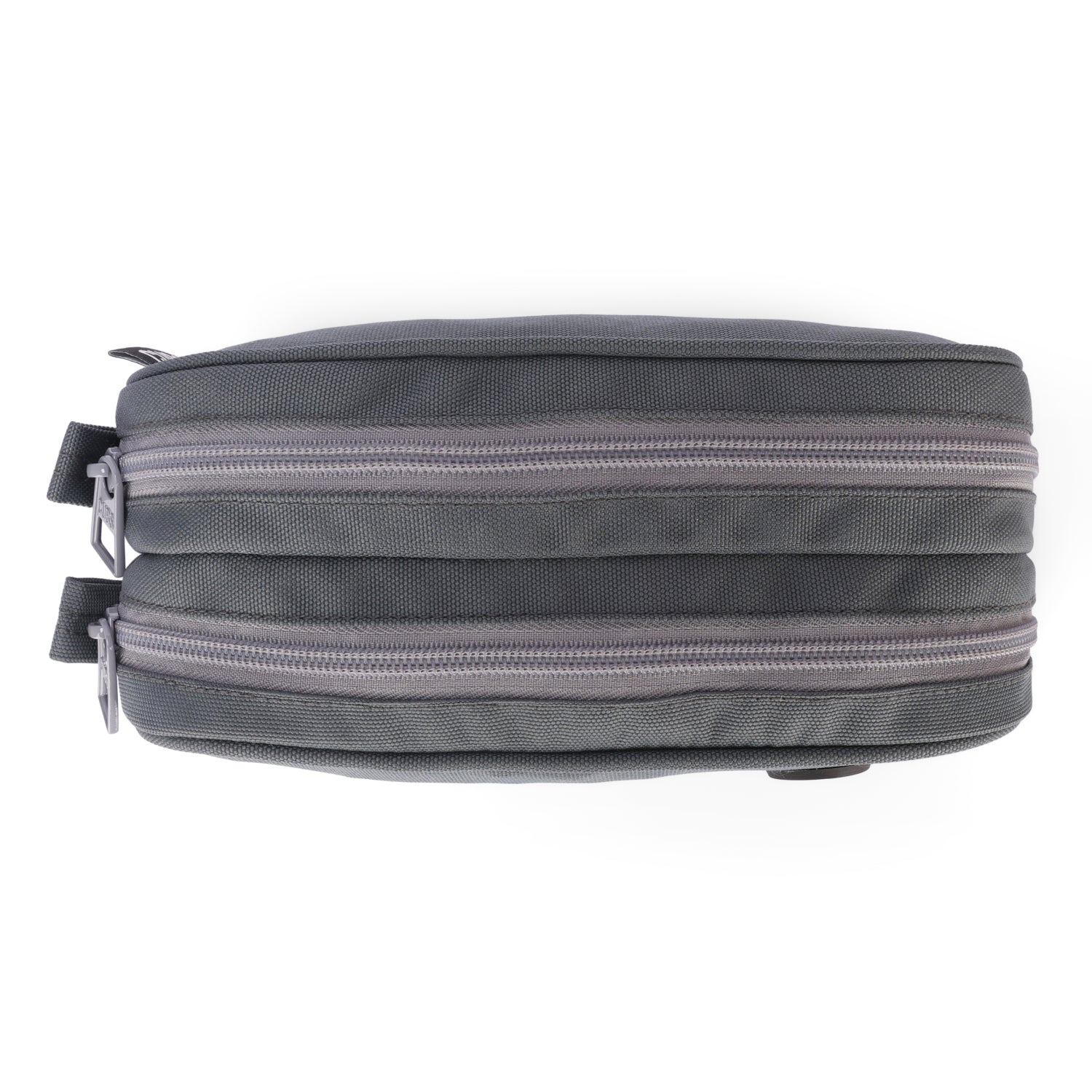 Dark Grey Double Zipper Pincel case
