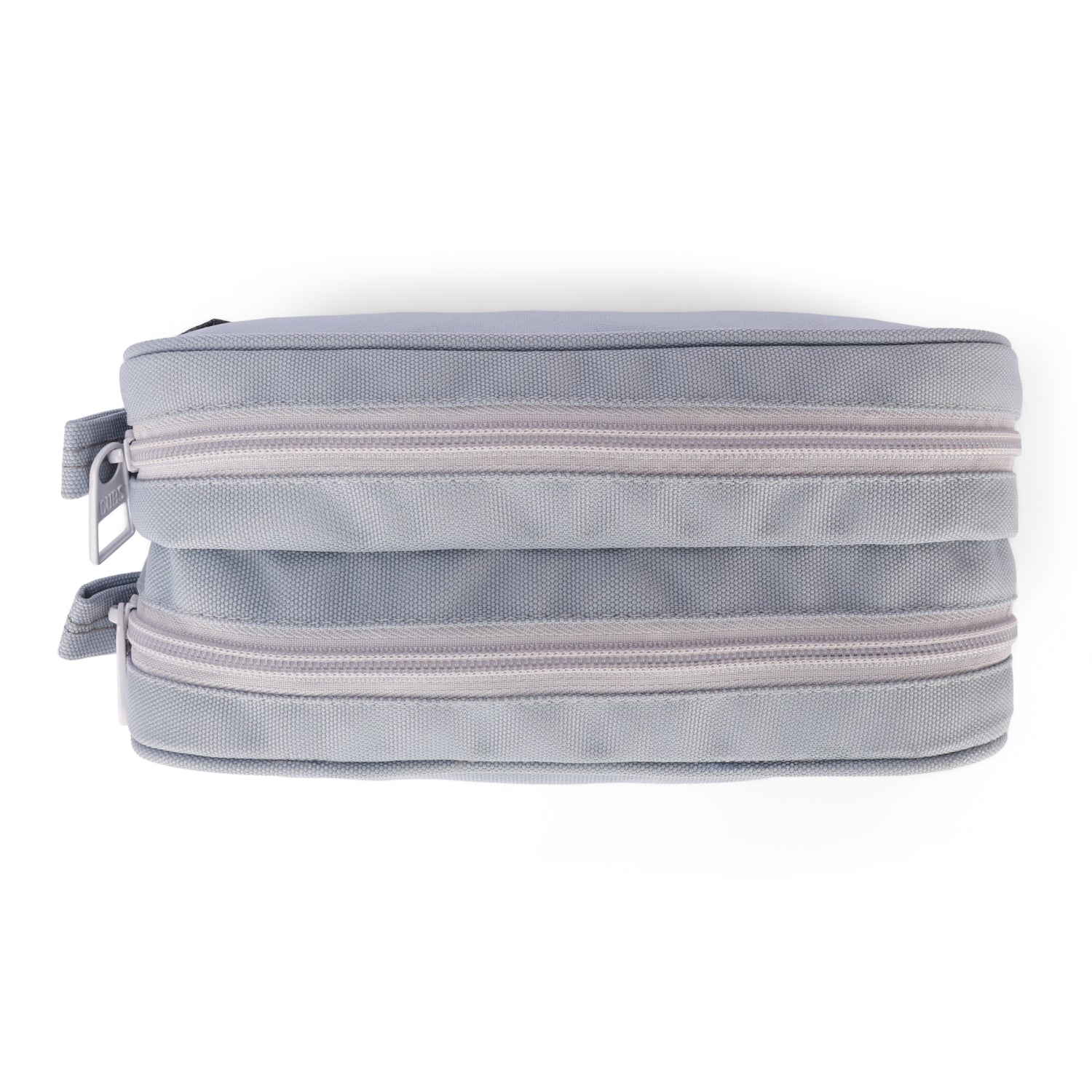 Light Grey Double Zipper Pincel case