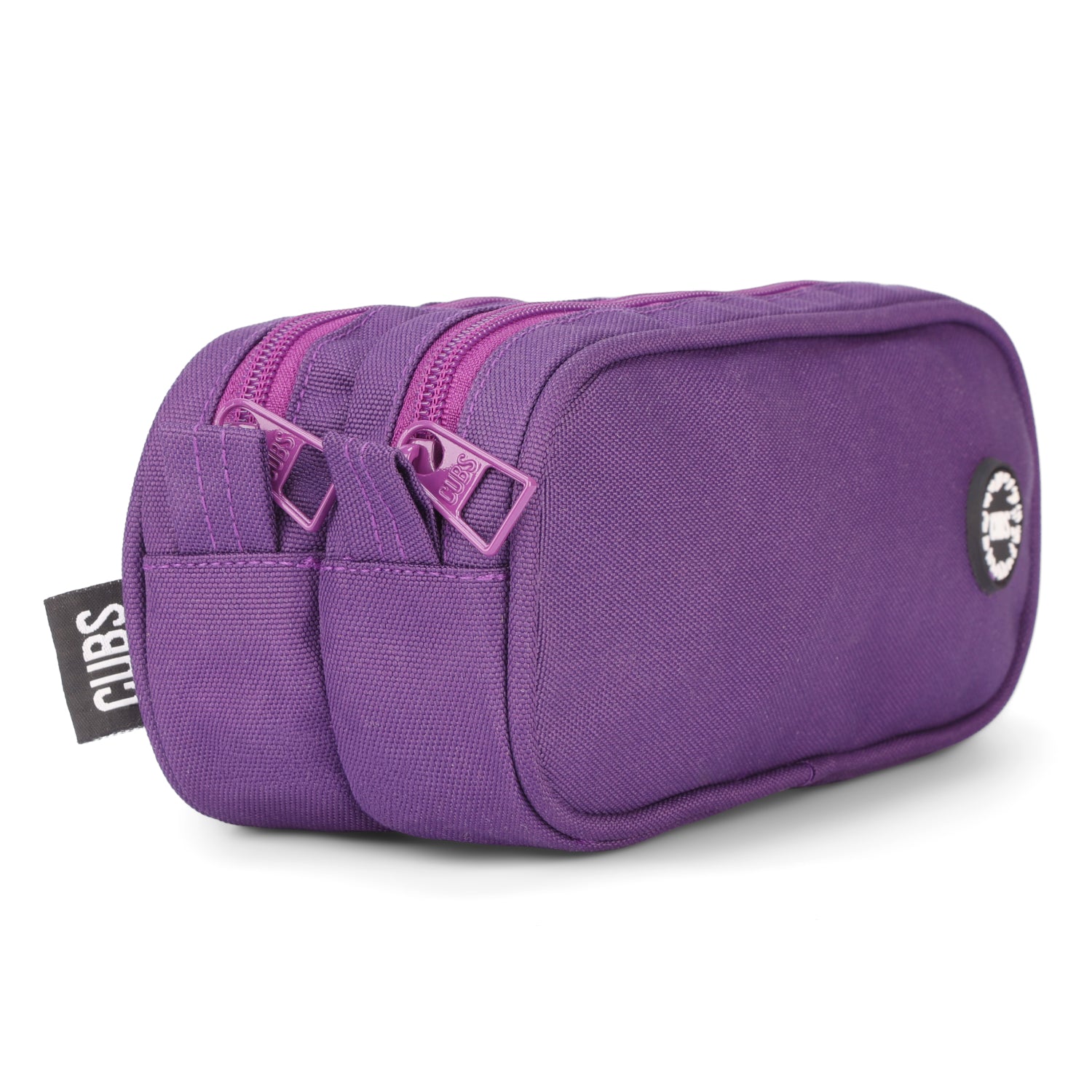 Violet Double Zipper Pincel case