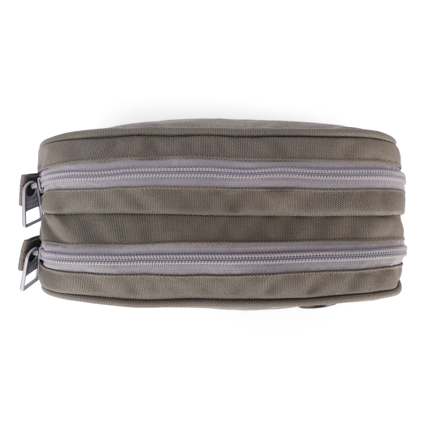 Sage Green Double Zipper Pincel case