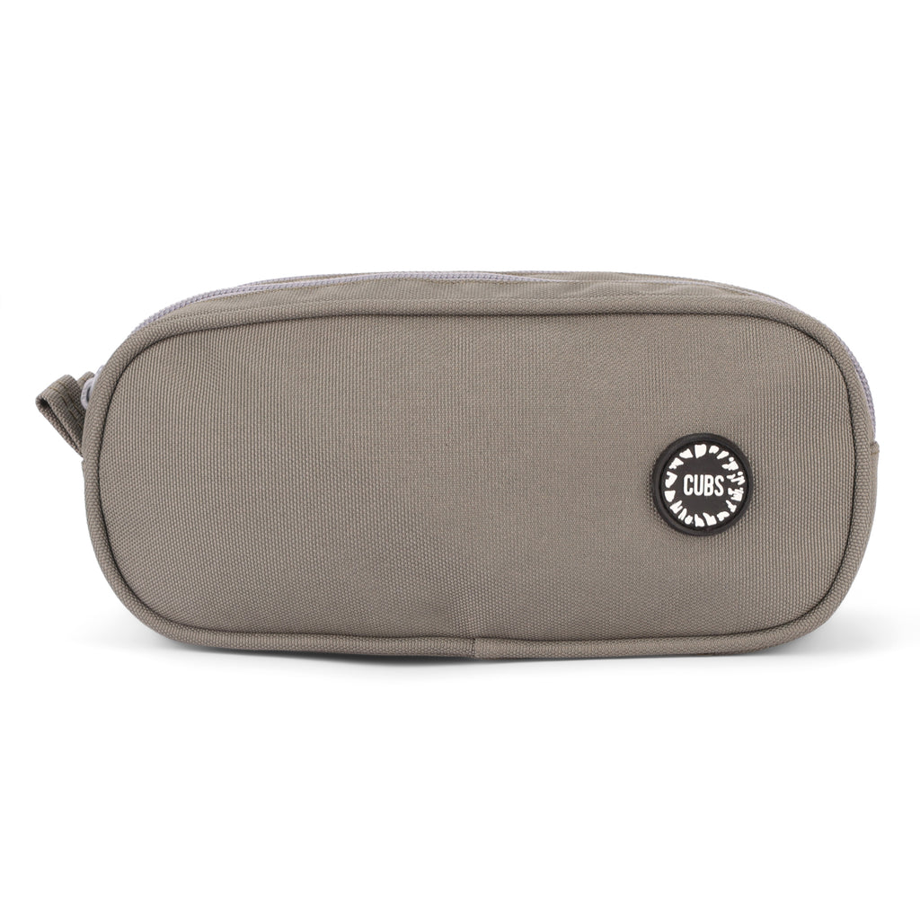 Sage Green Double Zipper Pincel case
