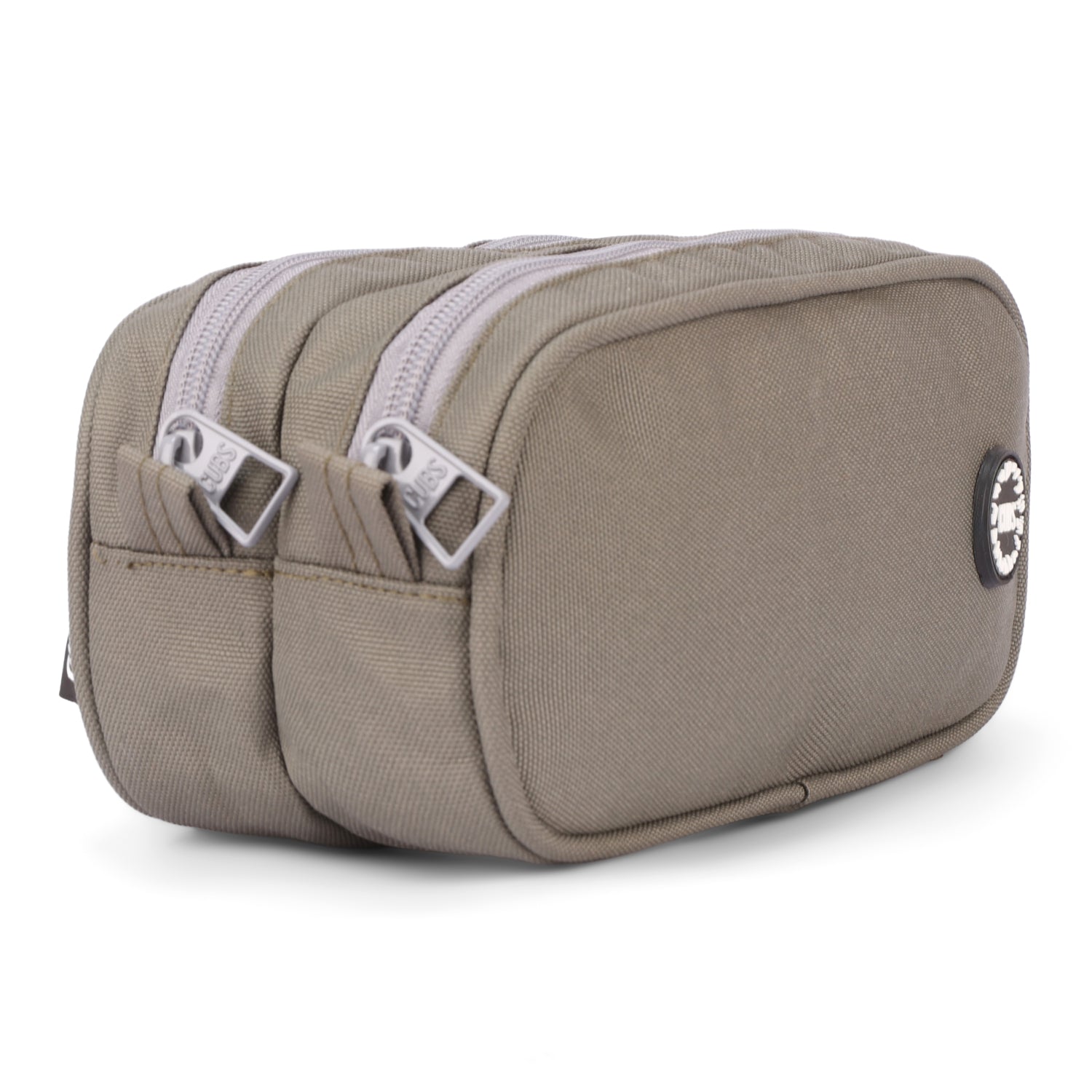Sage Green Double Zipper Pincel case