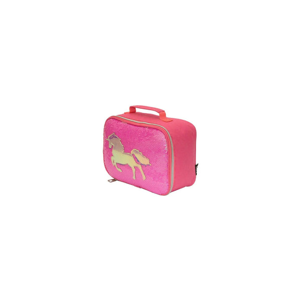 Sequin Lunch Bag 1 hot pink sequin