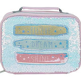 Sequin Lunch Bag 1 baby blue