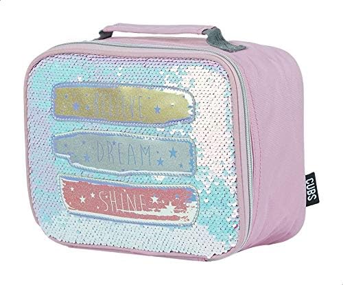 Sequin Lunch Bag 1 baby blue