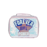 Sequin Lunch Bag 1 White/Peach