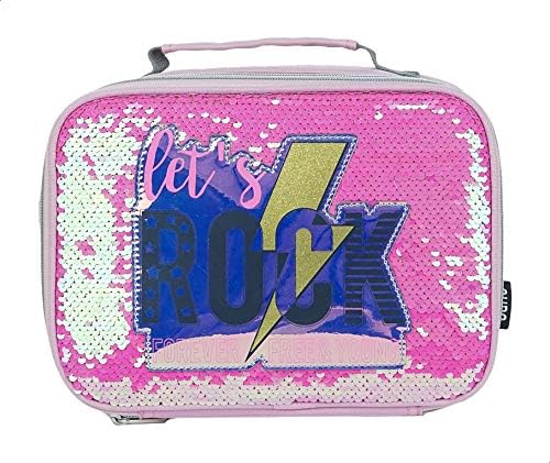 Sequin Lunch Bag 1 baby pink