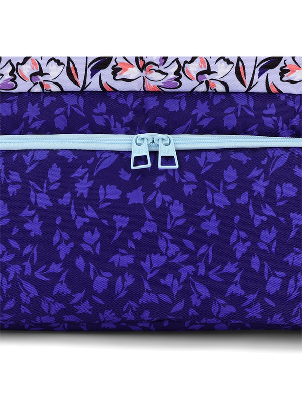 Navy Lilies Tote/Cooler