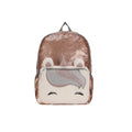Matt Gold Sequin and Fur Unicorn  junior student backpack