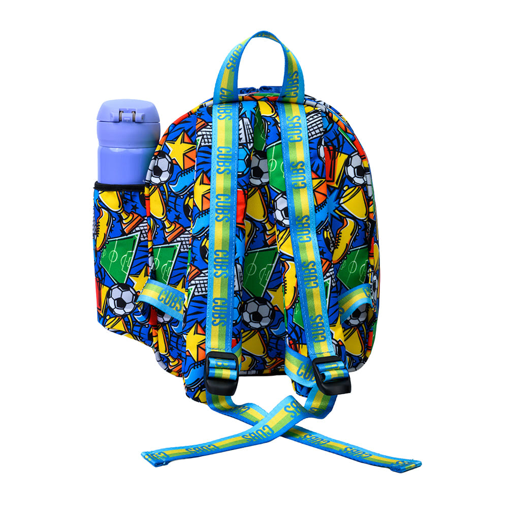 Football Fan letter M Nursery Lunch Backpack