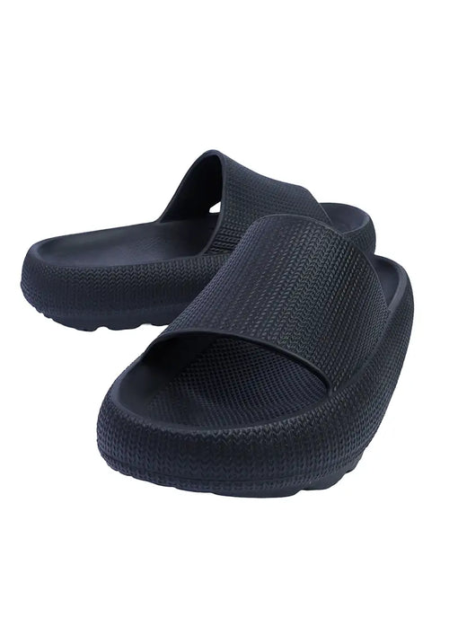 Black Eva Virgo Unisex Slide
