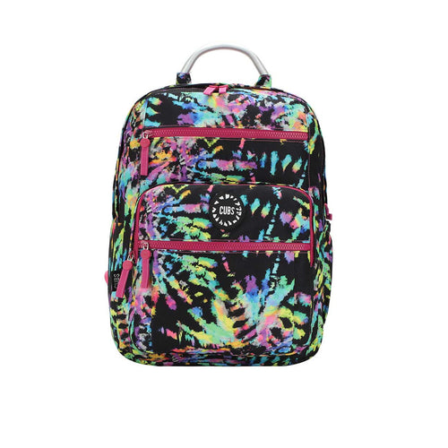 Black Canvas Neon Colors Senior Student backpack