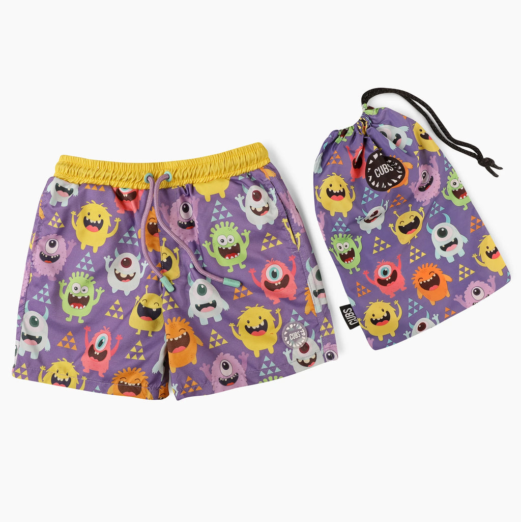 CUBS Baby Monsters Swim Trunk