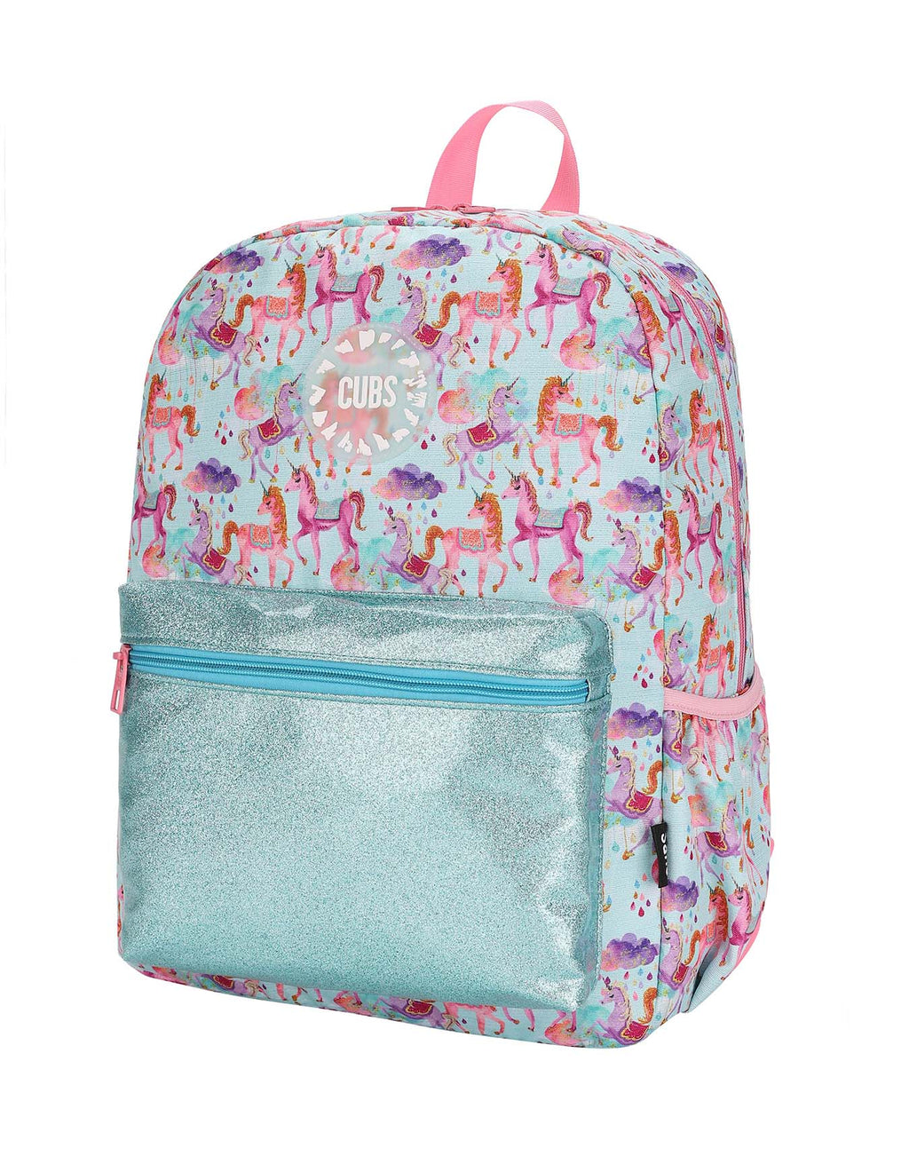 Baby Blue Baby Unicorn Glittery Junior Backpack